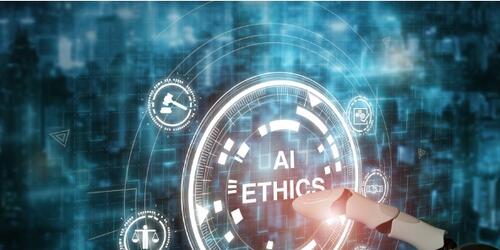 AI ethics abstract image